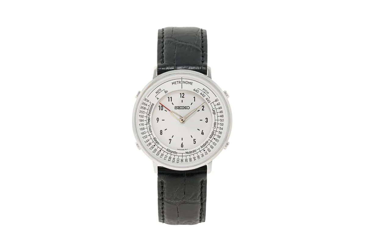 Reloj Seiko con Metrónomo (Elegante)
