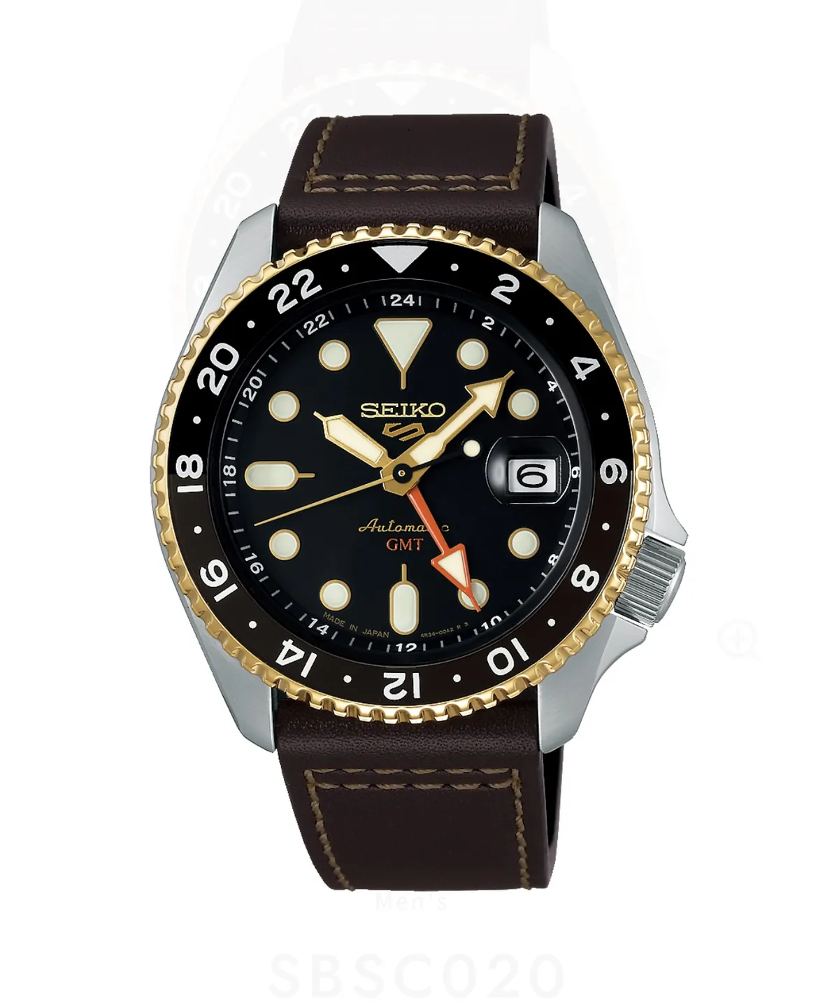 Seiko 5 Sports GMT SBSC020 — Serie SKX