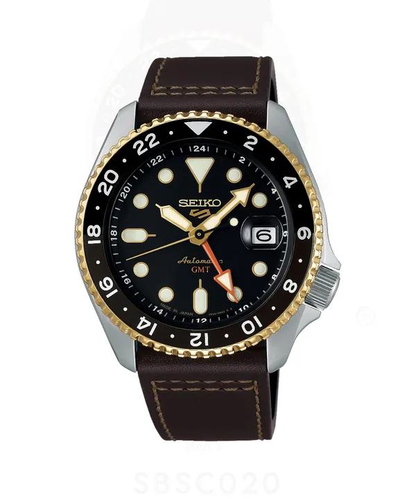 Seiko 5 Sports GMT SBSC020 — Serie SKX